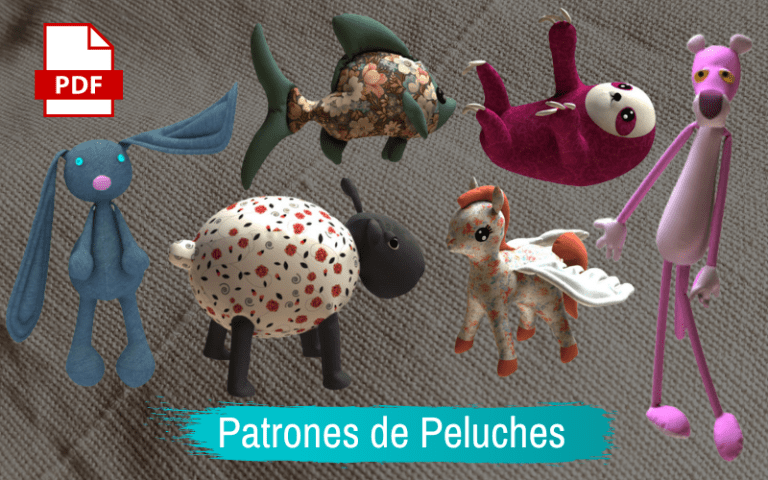 Patrones para confeccionar Peluches