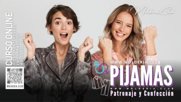 Curso de Patronaje y Confección de Pijamas - 2025 Molderia.Club Curso de Patronaje y Confección de Pijamas