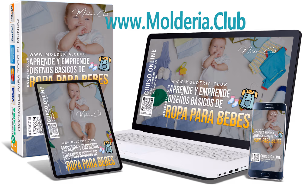 Curso Aprende y Emprende Diseños Básicos de Ropa para Bebes 2026 EMPRENDE DISEÑOS BÁSICOS PARA ROPA DE BEBE